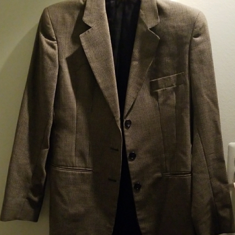 Black & Tan Houndstooth Blazer